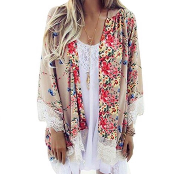 Flowy Sheer Kimono Cardigan 